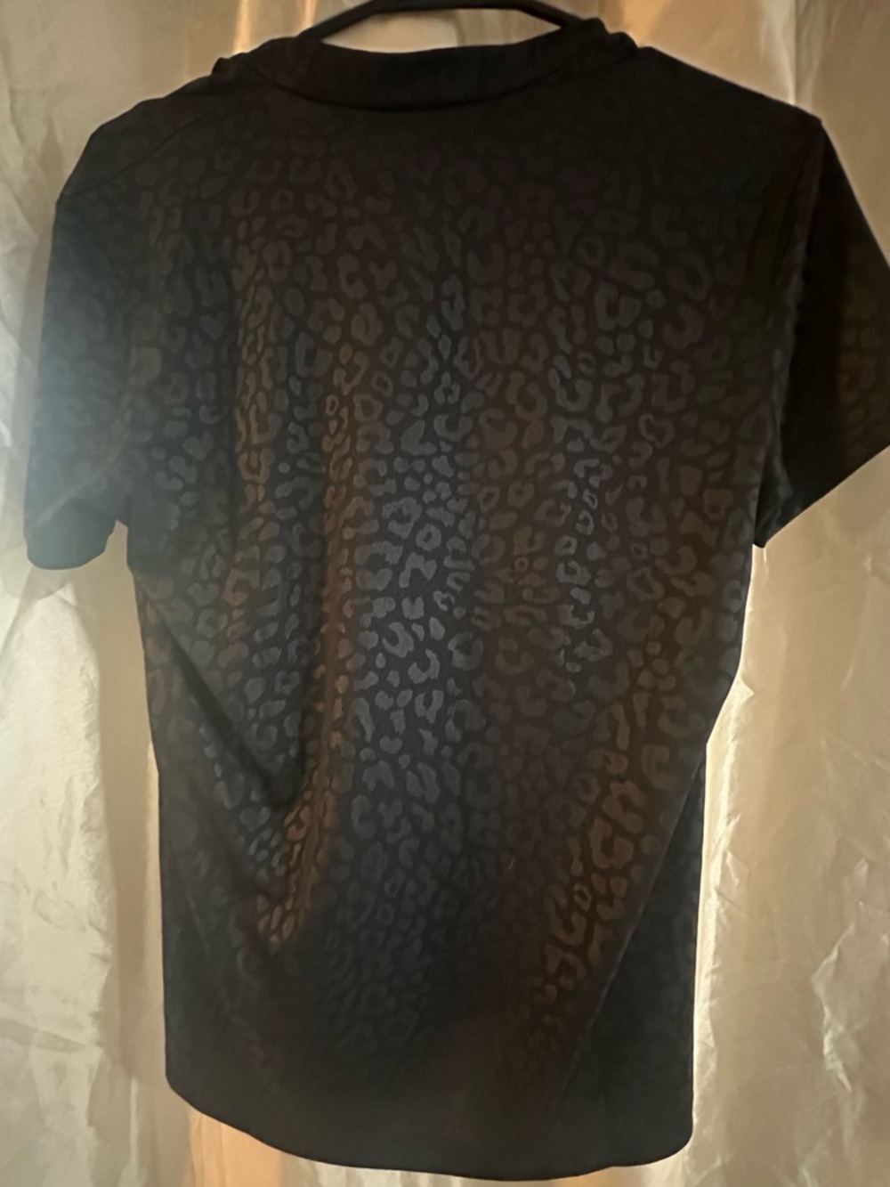 Nike Black Leopard-Print Short Sleeve Tee